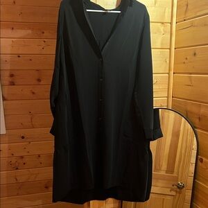 J. Jill Black Long Sleeve Dress